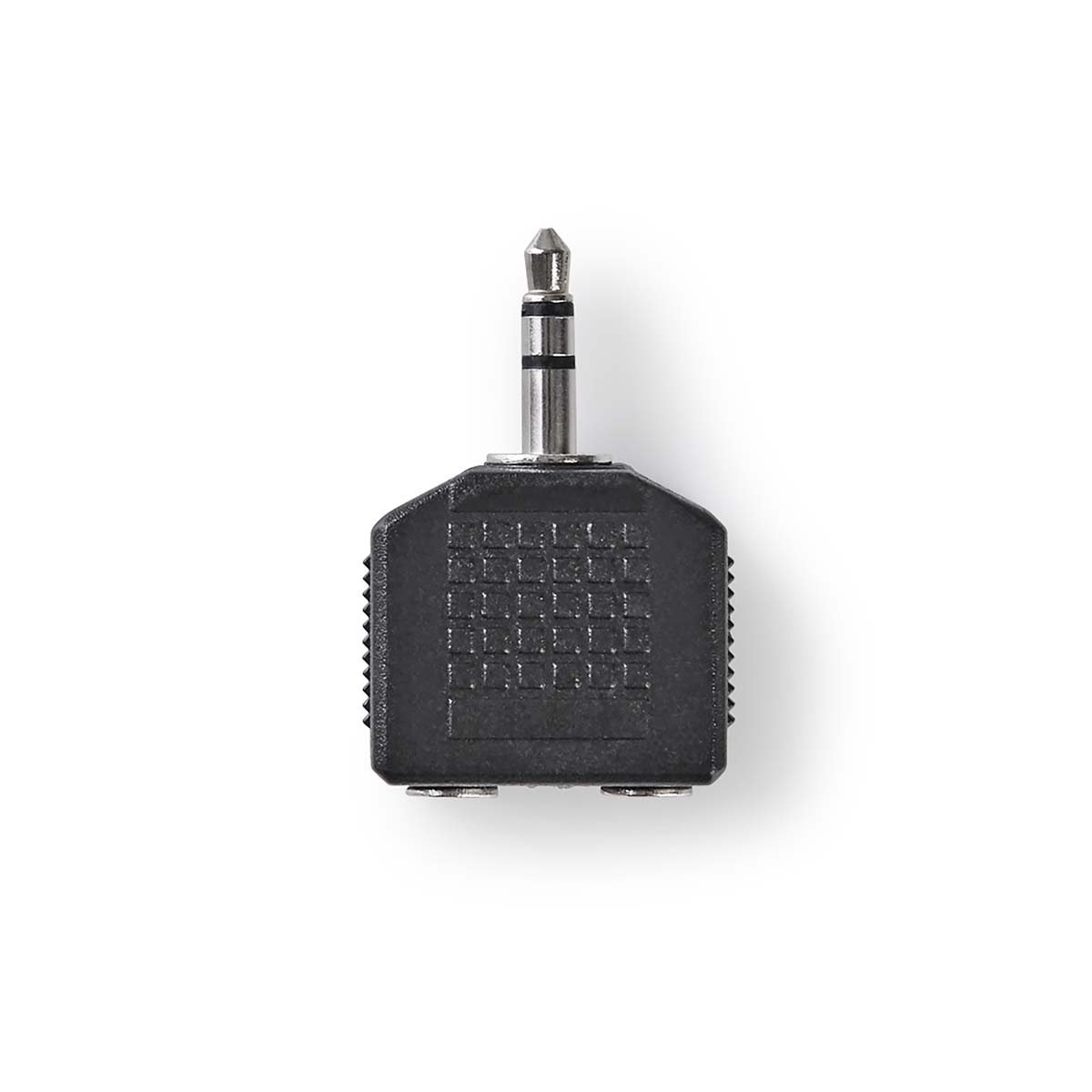 Stereo-Audioadapter | 3,5 mm Male - 2x 3,5 mm Female | Zwart Top Merken Winkel